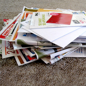 Leaflets and junk mail