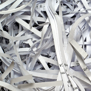 Shredded paper